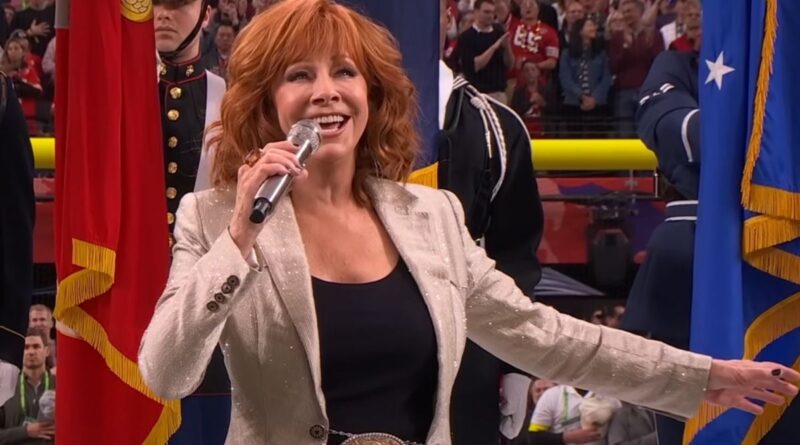 Reba McEntire Steals The Show At Super Bowl By Putting Country Twist On National Anthem