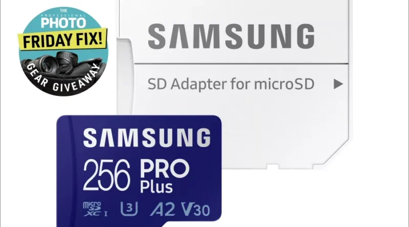 The Friday Fix Competition – Win a Samsung Mini SD Pro Card and Adapter