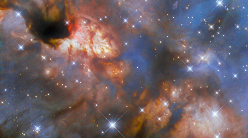 Hubble Views a Massive Star Forming