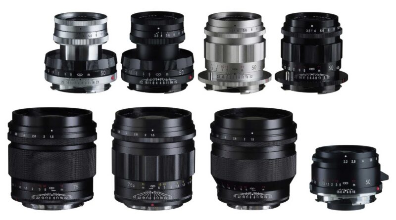 Cosina announces three new 75mm and 50mm lenses for RF, Z, E and M mount.